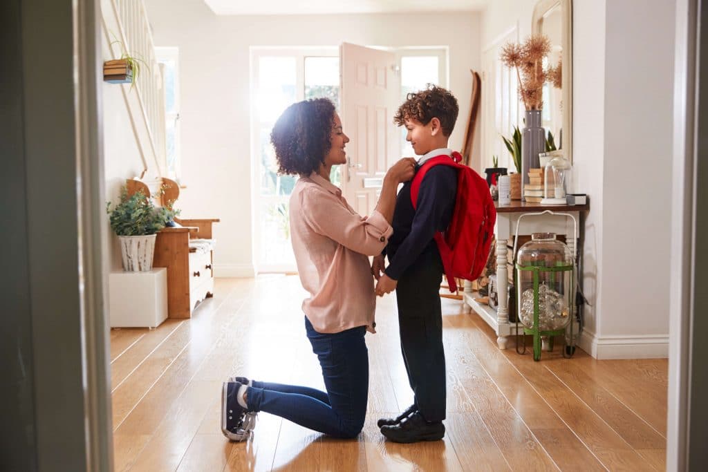 Single Parent sending kid to school