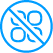 No Social Media or Internet Browser icon